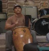 Besides being a rapper he is also an excellent drummer.